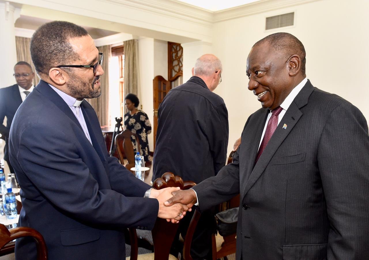 SACBC President with President Ramaphosa SACBC President with President Ramaphosa