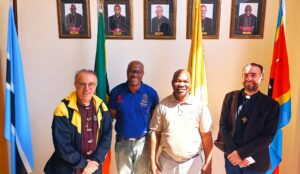 Fr Klement Vaclav sdb, Fr Fr. Motankane Mahlako, Fr Nhlanhla Mchumu and Fr Lazri Odise sd