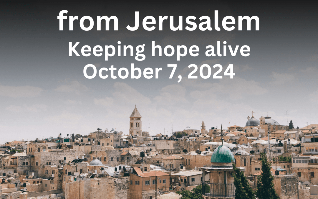 Christian Reflection from Jerusalem