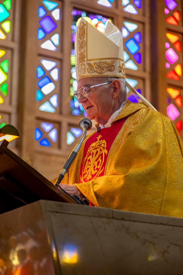 Holy Staurday. Cardinal Stepehen Brislin