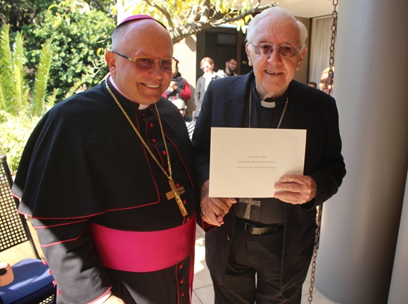 Archbishop emeritus George Daniel