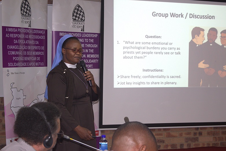 Priestly Well-Being in Focus: Carmelite Sister Addresses Mental Health at IMBISA Workshop